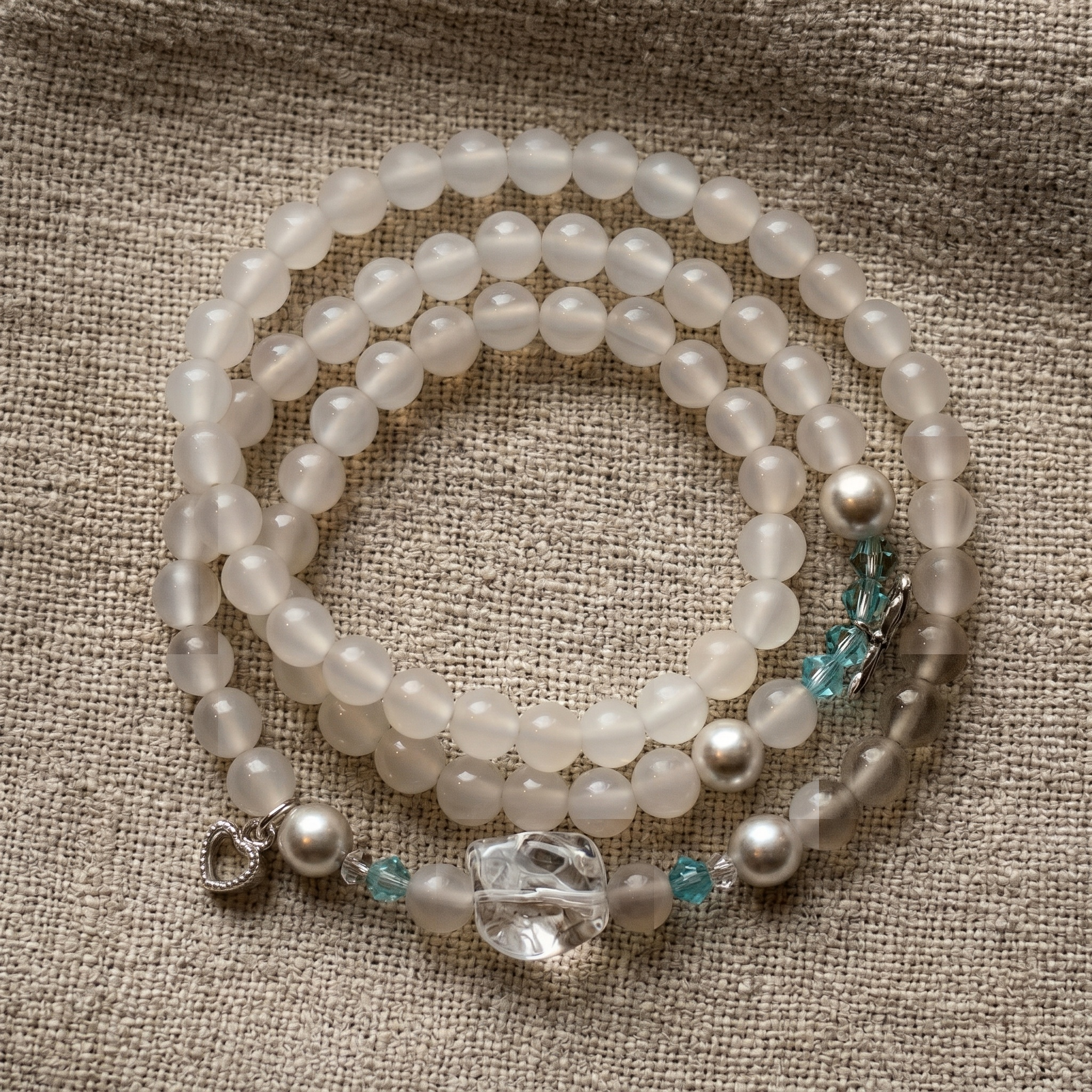 Designer White Agate